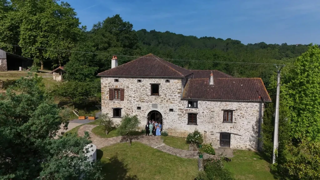 Vue extérieure de Maison Salié pour mariage au Pays Basque